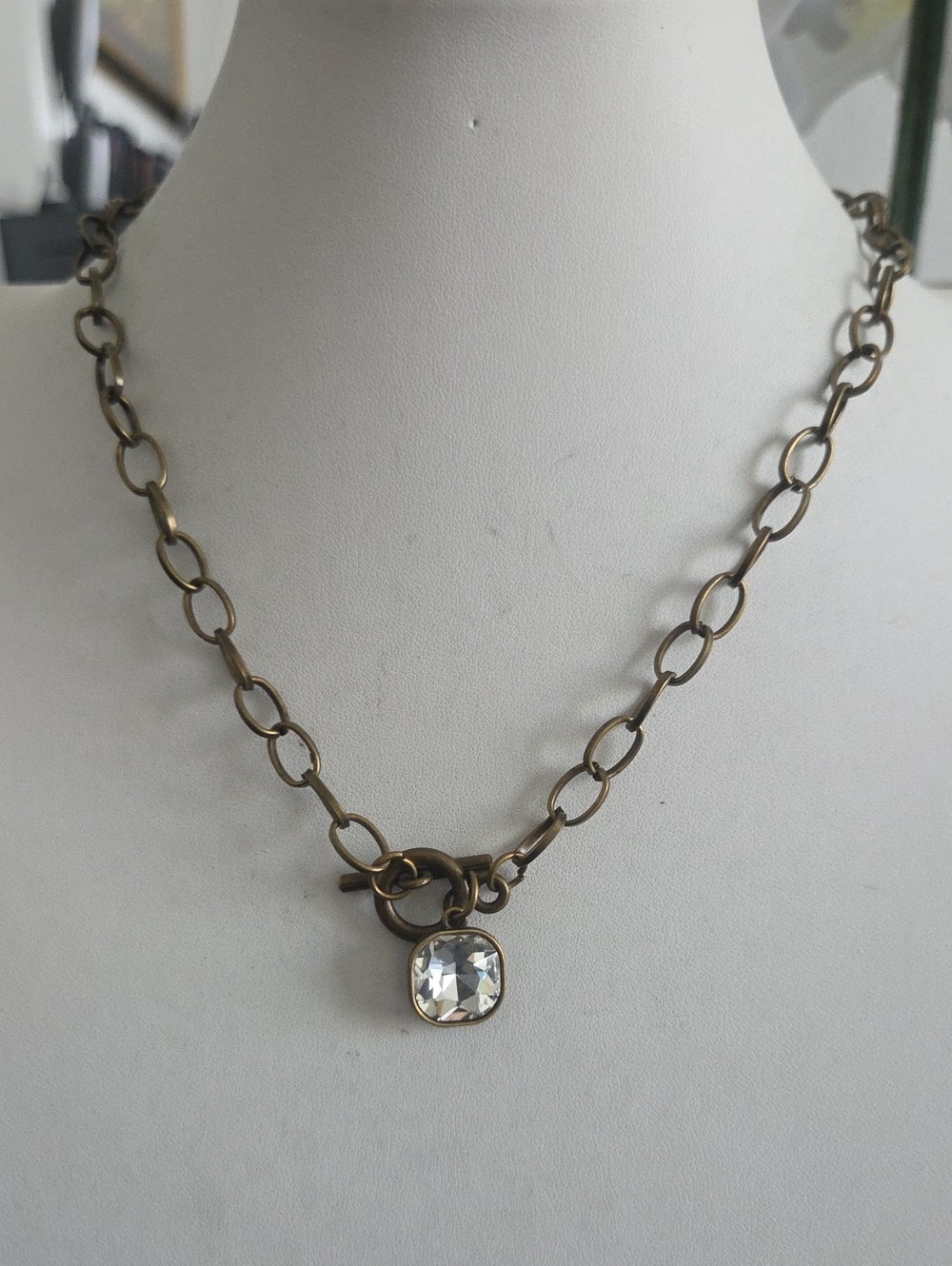 Paparazzi Dynamite Dazzle Brass Necklace NWT